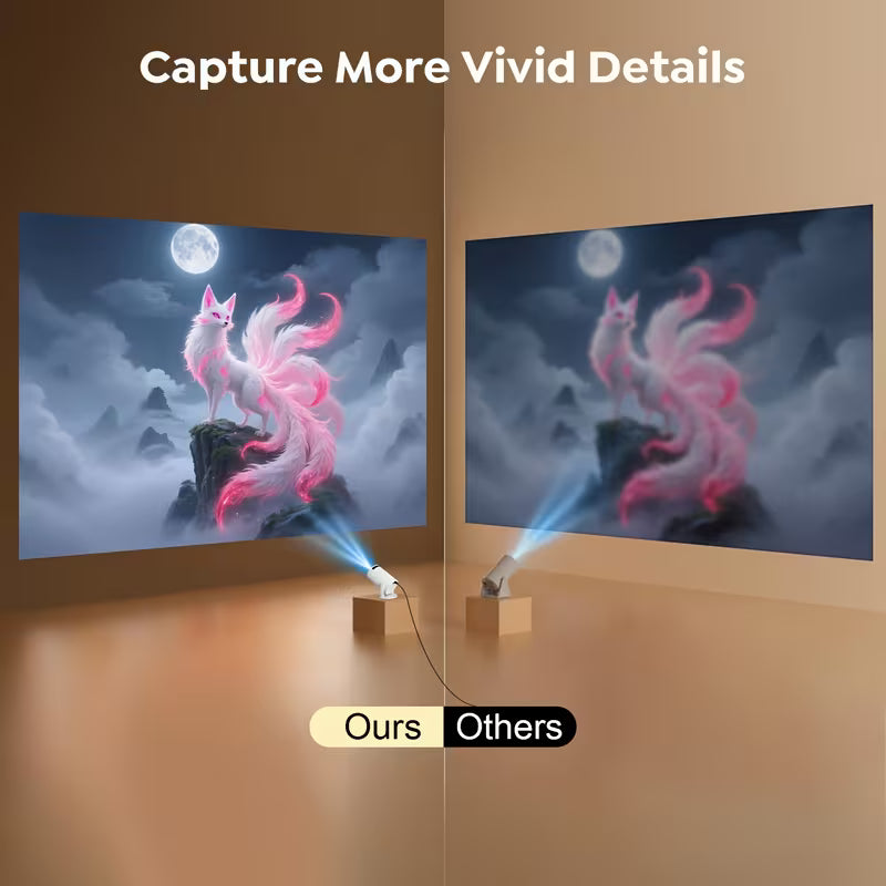 📽️ Mini Portable Projector – Home Theater Anywhere