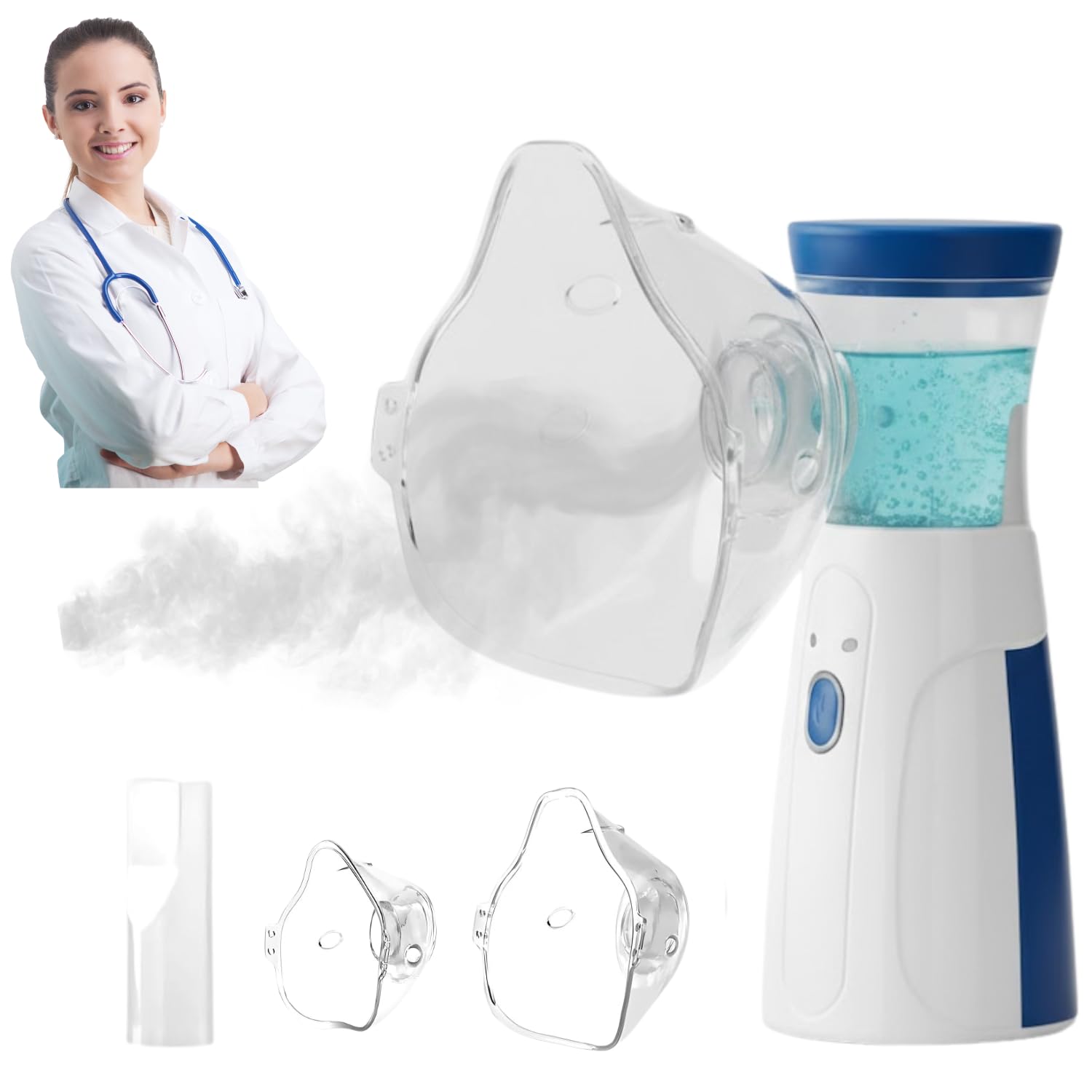 Portable Mesh Nebulizer for Children & Adults | Silent Type-C Rechargeable Handheld