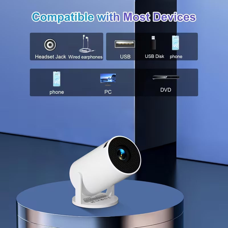 📽️ Mini Portable Projector – Home Theater Anywhere